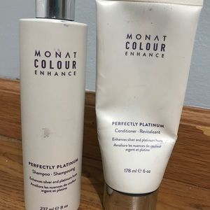 Monat perfectly platinum shampoo and conditioner